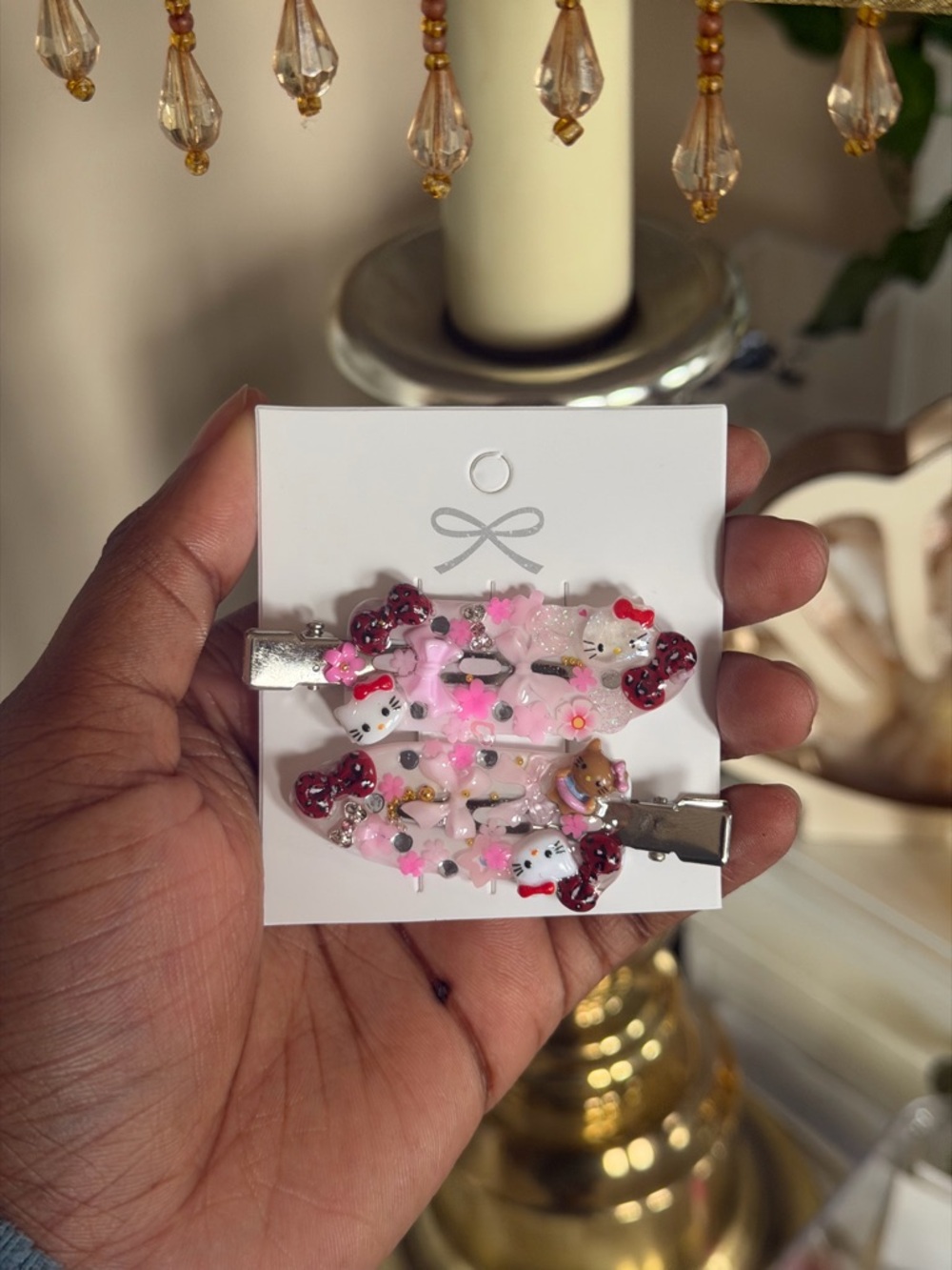 Handmade Junk Hair Clips